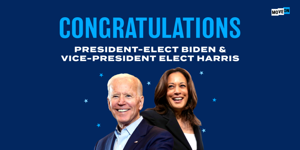 Biden and Harris win